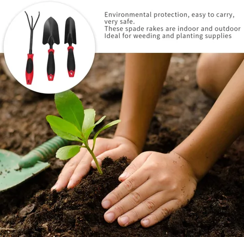 Vista 9 de BESPORTBLE 1 juego de herramienta esencial de jardinería para paisajismo al aire libre, implementos de jardinería agarre cómodo para trasplante