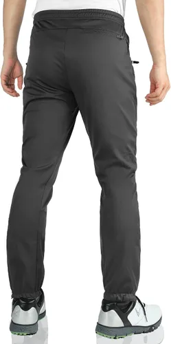 Vista 2 de Outdoor Ventures Pantalones de ciclismo para hombre, resistentes al viento, pantalones deportivos impermeables para ciclismo y correr