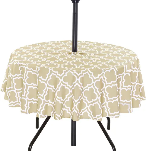 Vista 33 de Poise3EHome - Mantel impermeable antiderrames para exteriores e interiores, para camping, picnic, té de la tarde, asados, flores