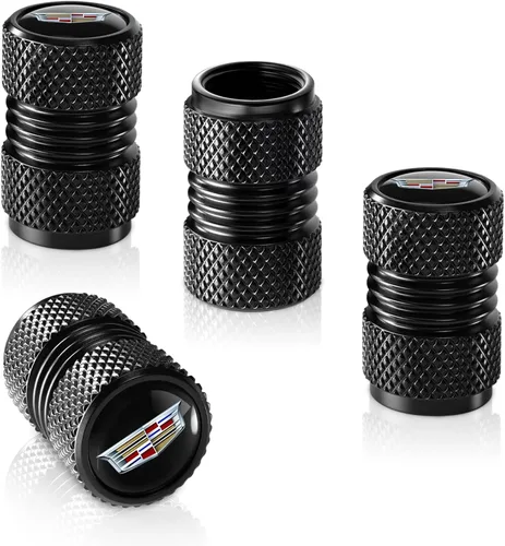 Vista 7 de Tapa de vástago de válvula de neumático para GMC cubierta de vástago de neumático de metal con junta tórica para cinturón, tapas de aire, accesorios