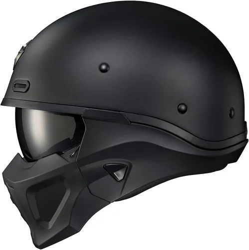 Vista 5 de ScorpionEXO Covert X Casco de Motocicleta de Cara Abierta Media Carcasa 3/4 Modo Listo para Comunicación Bolsillos para Altavoces DOT