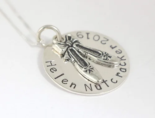 Vista 3 de Collar personalizado de cascanueces de ballet de bailarina, regalo de baile personalizado