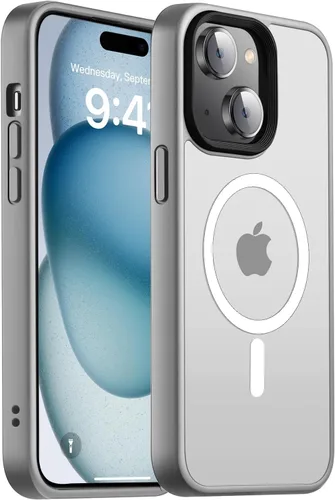 Vista 12 de Funda magnética fuerte para iPhone 12 Pro Max [Protección de grado militar de 10 pies] Compatible con MagSafe, funda protectora a prueba de golpes