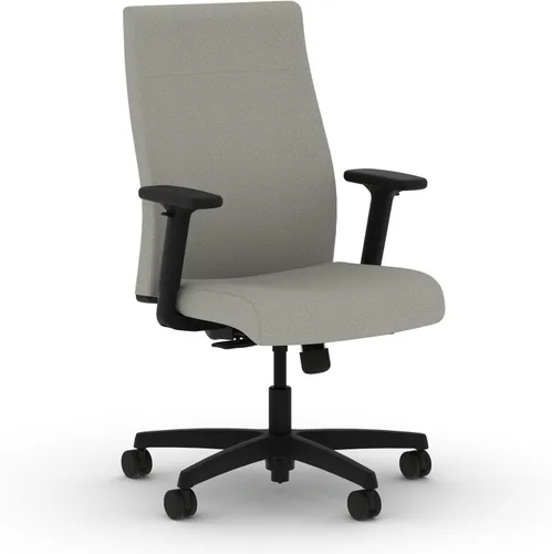 Vista 32 de HON Ignition 2.0 - Silla de oficina de tela, tapizada, brazos ajustables, silla de oficina ergonómica ejecutiva reclinable, con inclinación