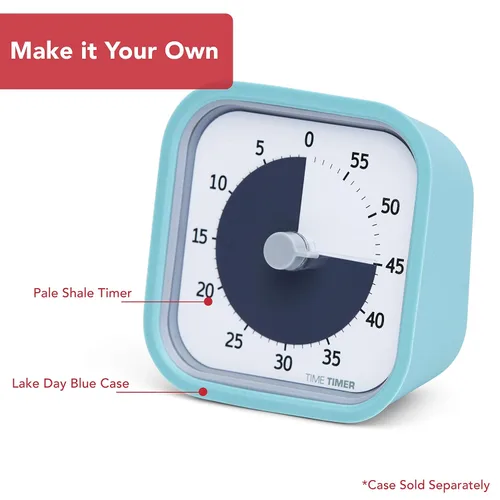 Vista 3 de TIME TIMER Home MOD (60 minutos) Temporizador visual + pasta de limpieza milagrosa de The Pink Stuff
