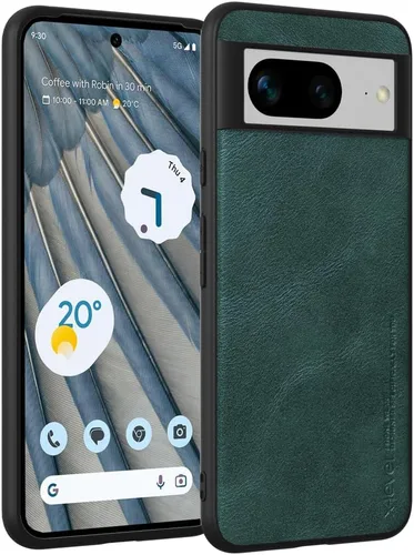 Vista 13 de X-level Funda protectora inalámbrica para Google Pixel 8 Pro, piel azul, ajuste delgado, con protección para lente de cámara