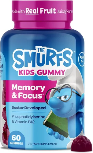 Vista 20 de Smurfs Kids Gomitas Calmantes Gomitas Calmantes para Niños con Melisa y L-Teanina Hechas con Fruta Real Desarrollado por Doctores Sin