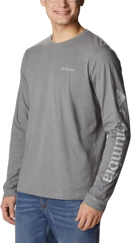 Vista 5 de Columbia Camiseta de manga larga con logotipo de Thistletown Hills para hombre
