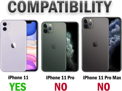 Vista 7 de Funda para iPhone 11, nueva envoltura de 360 grados [protección de cuerpo completo] Funda delgada de TPU transparente