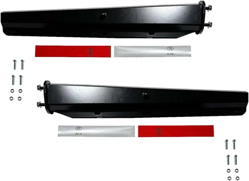Vista 2 de BST BSSP Par Universal de Guardabarros Negros HD para Salpicaduras y Lodo con Soporte para Mudflaps de Servicio Pesado, Muelles Rectos para Camiones
