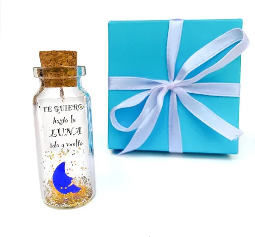 Vista 12 de Kseniya Revta Mensaje romántico en una botella para regalar a tu novio o novia - Tarro de los deseos con una tarjeta para tu esposo o esposa