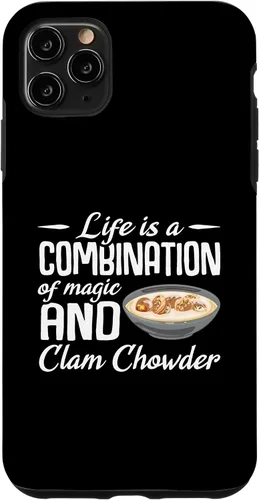 Vista 13 de iPhone 16 Life is a combination of magic and Clam Chowder Case