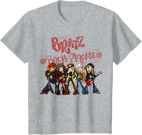 Vista 33 de Bratz Camiseta Rock Angelz Group Shot Negro