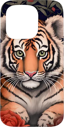 Vista 14 de Red Roses Tiger Cub Case for iPhone 17