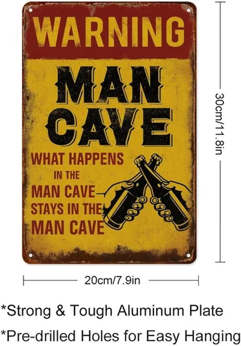 Vista 2 de Putuo Decor Duct Tape It Can't Fix Stupid But It Can Muffle The Sound Retro Aluminum Metal Signs Wall Decoration 8X12 Inches for Kitchen Bar Room