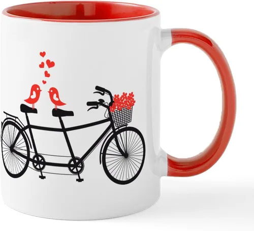 Vista 16 de CafePress Bicycle Bike Riding 11 Oz Ceramic Mug 11 oz (325 ml) Ceramic Coffee Mug