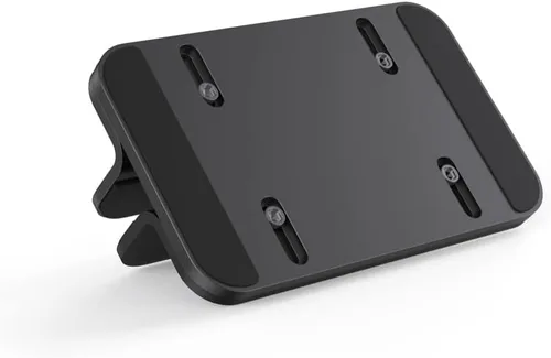 Vista 4 de Organizador vertical de aluminio para laptop, soporte de escritorio resistente compatible con la nueva Retina Apple MacBook Pro/Air, Mac mini y iPad