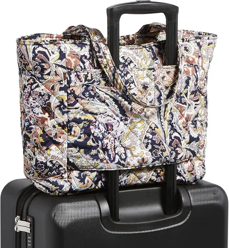 Vista 4 de Vera Bradley Bolsa de trabajo de sarga para mujer