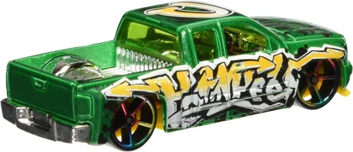Vista 2 de Hot Wheels 2016 HW Art Cars Chevy Silverado 200/250, Verde