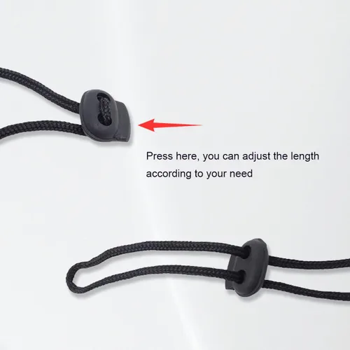 Vista 5 de UPSTORE Paquete de 4 correas ajustables para el cuello con clip de servilleta para ancianos, adultos, bebés