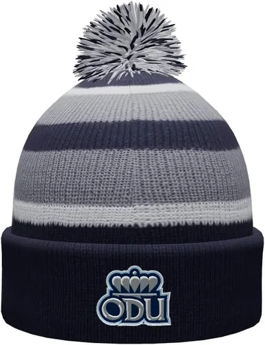 Vista 92 de NCAA Prime - Gorro de punto de invierno con pompón plegable