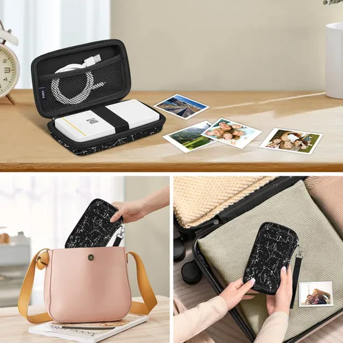 Vista 7 de Fintie Funda protectora para cámara e impresora Kodak Step/Mini 2 HD/PRINTOMATIC/Kodak Smile - Funda de transporte rígida a prueba de golpes