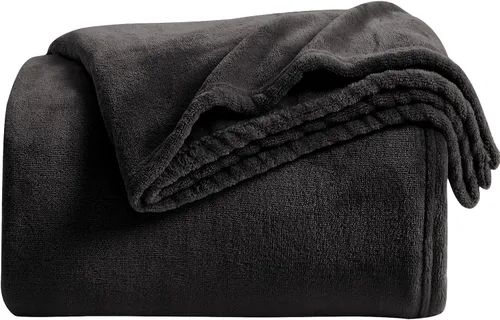Vista 24 de KMUSET Manta de Tiro Súper Suave Premium de Franela de Forro Polar Sedosa Tamaño de Tiro Beige Microfibra Manta Ligera para Uso en Todas