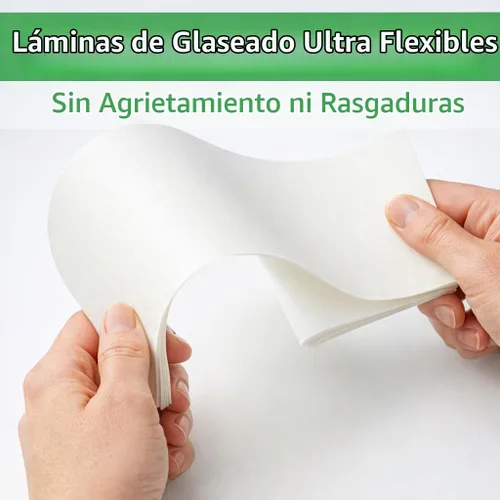 Vista 3 de Oasis Supply, Hojas de glaseado ultra flexibles, blanco, papel de 8.5 x 11 pulgadas, 12