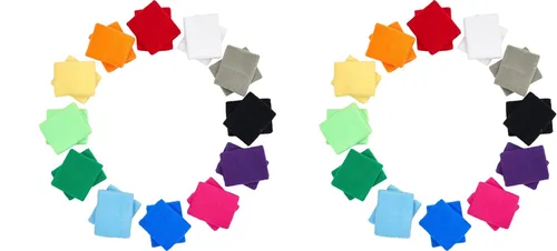 Vista 7 de 12 pares de muñequeras coloridas para el sudor, de algodón, para gimnasio, deportes