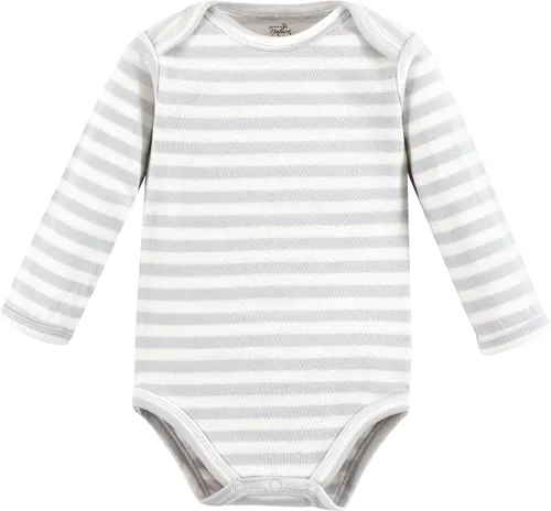 Vista 5 de Touched by Nature baby-girls Organic Cotton Long-sleeve Bodysuits