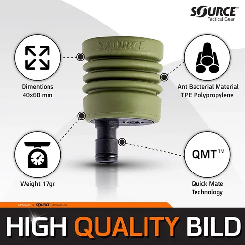 Vista 5 de Source Adaptador de tubo universal táctico para sistemas de hidratación