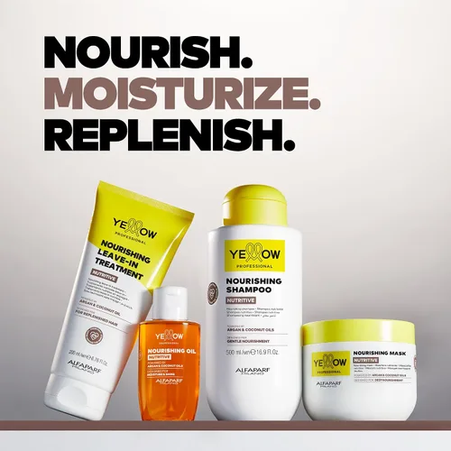 Vista 7 de Alfaparf Milano Amarillo profesional nutritivo sin enjuague para cabello