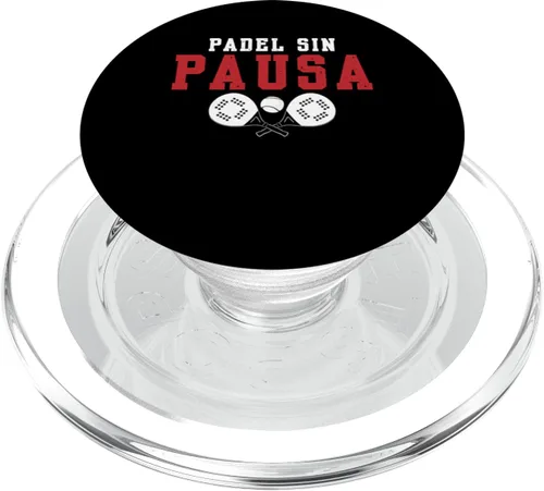 Vista 8 de Padel Sin Pausa Pádel Paleta PopSockets Adhesivo PopGrip