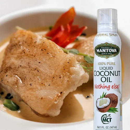 Vista 108 de Mantova Spray de Aceite de Oliva Virgen Extra con Sabor a Cúrcuma, spray de cocina saludable para el corazón perfecto para ensaladas, salsas