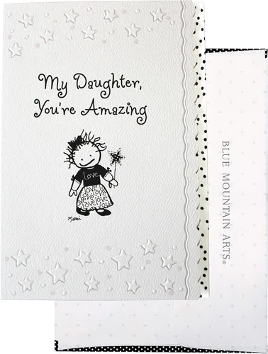 Vista 18 de Blue Mountain Arts Tarjeta de felicitación "For My Beautiful Daughter" es la tarjeta perfecta de Navidad, cumpleaños, graduación o "I Love You