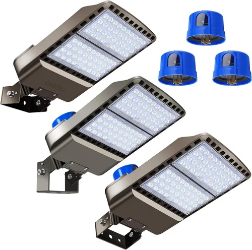 Vista 12 de ledmo Luces LED para Estacionamiento con Montaje de Muñón Ajustable 200W del Anochecer al Amanecer Iluminación Exterior con Fotocélula Luces de Área