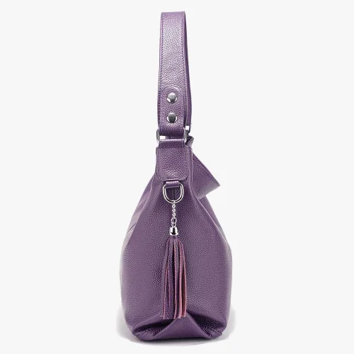 Vista 57 de Moda suave cuero genuino borla mujer bolso señoras hombro mensajero hobo bolso