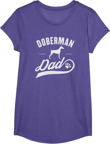 Vista 20 de Doberman Dad - Camiseta para amante del dueño del perro, Negro, S