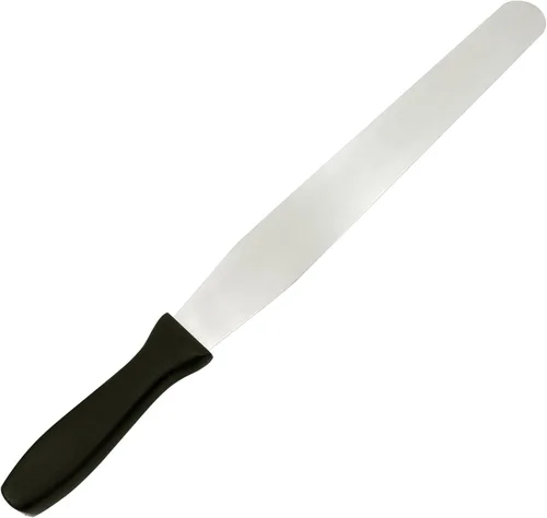 Vista 8 de Fat Daddio's SPAT-CS - Espátula para galletas en ángulo de acero inoxidable, 2.5 pulgadas