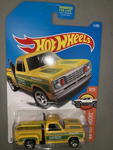 Vista 3 de Hot Wheels, 2017 HW Hot Trucks, 1978 Dodge Li'l Red Express Truck [Amarillo] 11/365