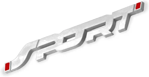 Vista 9 de Adhesivo deportivo de metal para automóvil, emblemas deportivos de automóvil, 3D premium para guardabarros laterales de automóvil, emblema
