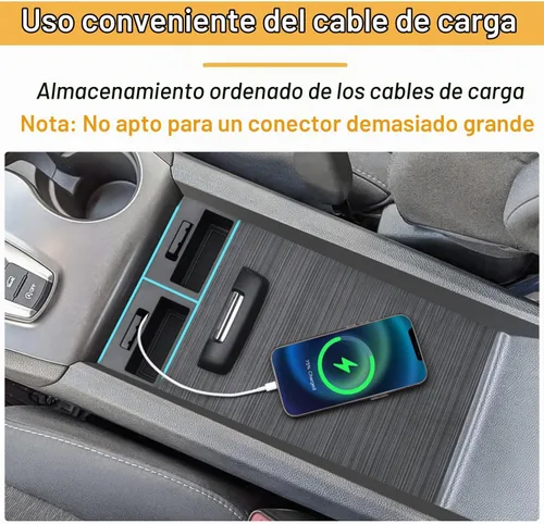 Vista 4 de PIMCAR Adaptador de Consola Central para Cable de Teléfono Compatible con Honda Pilot 2016-2022/Ridgeline 2017-2023/Passport 2019-2023, Conveniente