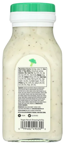 Vista 2 de 365 by Whole Foods Market, Dressing Ranch Vegano Orgánico, 12 Fl Oz