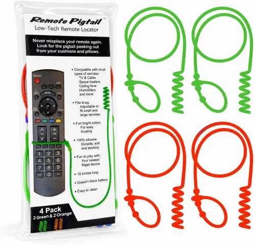 Vista 9 de Remote Leash 4-Pack, Remote Control Tether, Adjustable 2 Blue & 2 Red Azul /Rojo