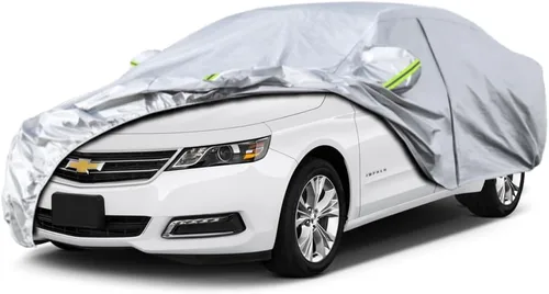 Vista 56 de KouKou Funda impermeable para automóvil SUV adecuada para BMW X1 de 2009 a 2025, 7 capas a prueba de viento para todo tipo de clima, cubierta