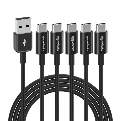 Vista 20 de Amazon Basics - Cable de carga rápida USB-C a USB-A 2.0, velocidad de 480 Mbps, certificado USB-IF, para Apple iPhone 16/15, iPad, Samsung Galaxy