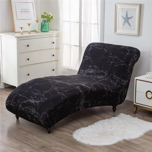 Vista 16 de Funda elástica para tumbona, funda elástica para tumbona de lujo, para sala de estar, muebles de interior, ultra suave, lavable a máquina (1)