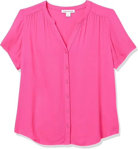 Vista 5 de Tienda Essentials - Blusa tejida de manga corta para mujer