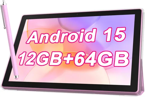 Vista 9 de ATOZEE Tableta Android de 10 Pulgadas con Estuche Protector para Tabletas y Lápiz Táctil Android 15 Tablets 5G WiFi-6 Pantalla IPS Full HD de 1280 *