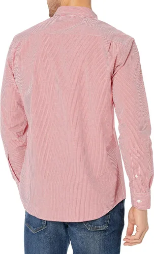 Vista 3 de Tienda Essentials Men's Regular-Fit Long-Sleeve Casual Poplin Shirt